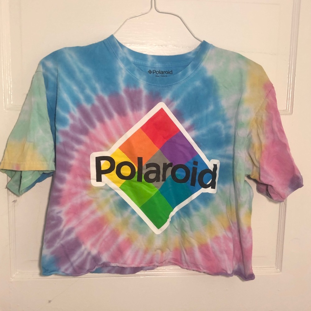 Polaroid Tie Dye Crop Tee - Picture 4 of 7